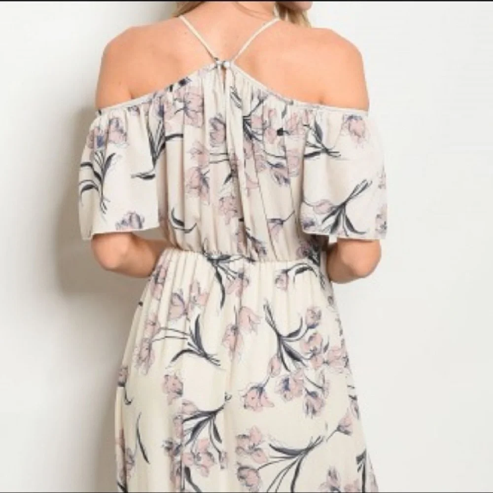 Last One! Floral high/low dress - Picture 2 of 8